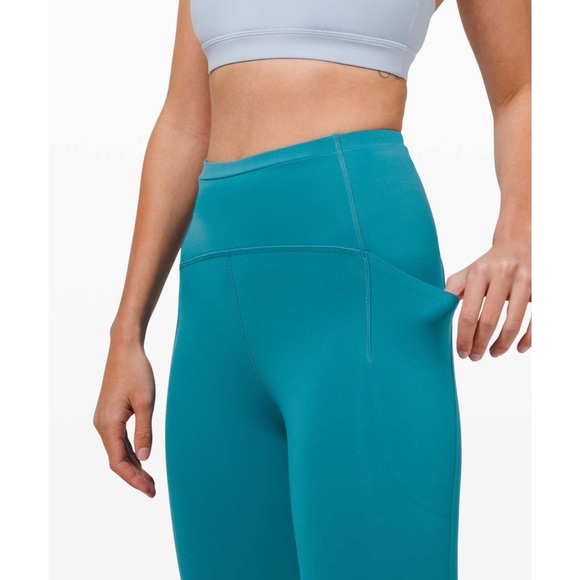 Lululemon Swift Speed High-Rise Crop 21” Hawaiian Blue - Picture 3 of 15